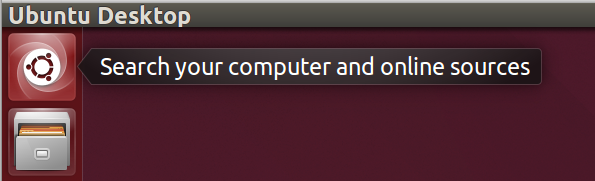 Ubuntu Search Menu